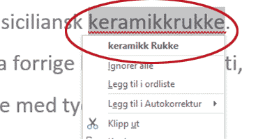 Sammensetninger med tre like konsonanter: keramikkrukke (Word)