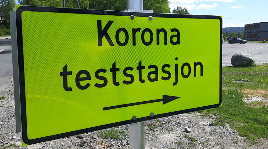 korona teststasjon