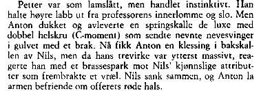 ordet brassespark i en kioskroman av Gunnar Ernst Frønsdal