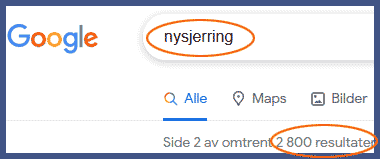 nysjerring